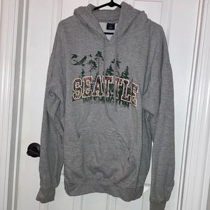 Seattle Washington pull over hoodie
